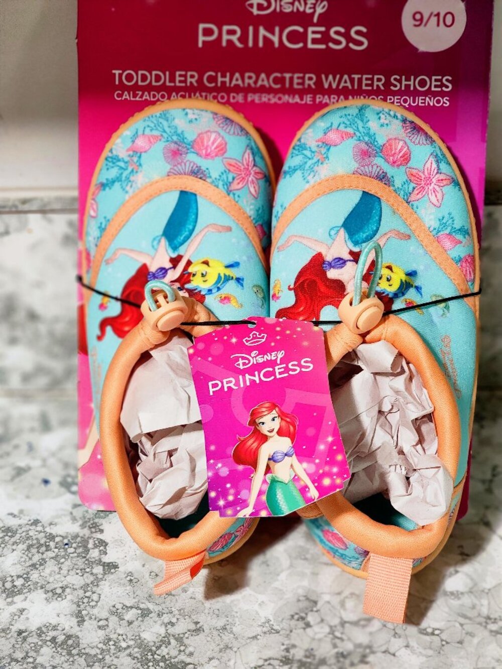 "Disney Princess" Water Shoes_ Toddler  SZ 9/10_ NWT